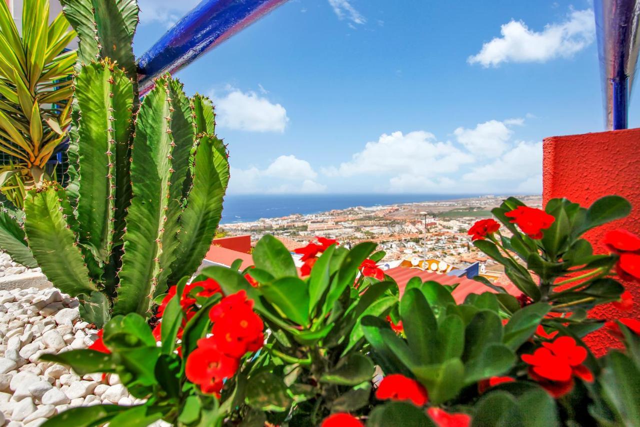 Wonderful View, Huge Terrace Solarium, Private Parking Apartman Costa Adeje  Kültér fotó