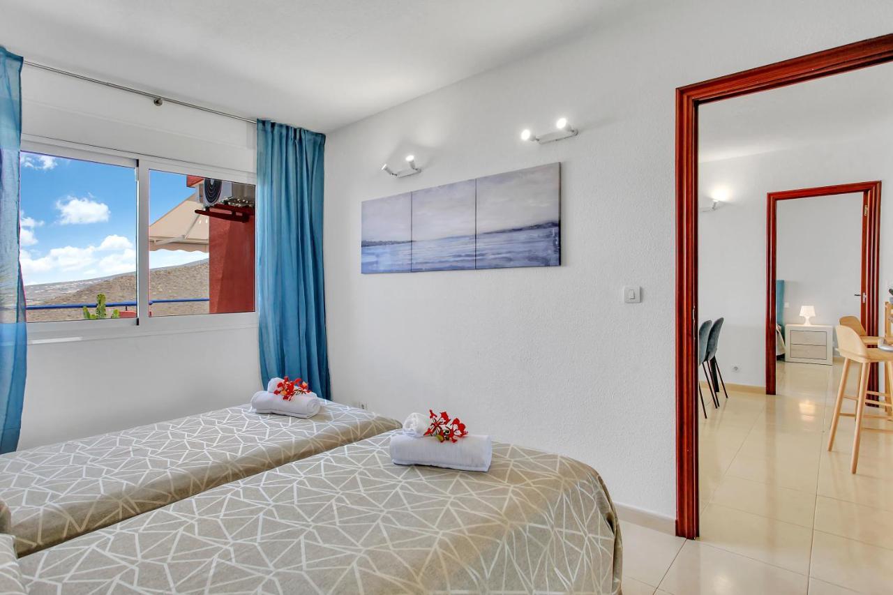 Wonderful View, Huge Terrace Solarium, Private Parking Apartman Costa Adeje  Kültér fotó